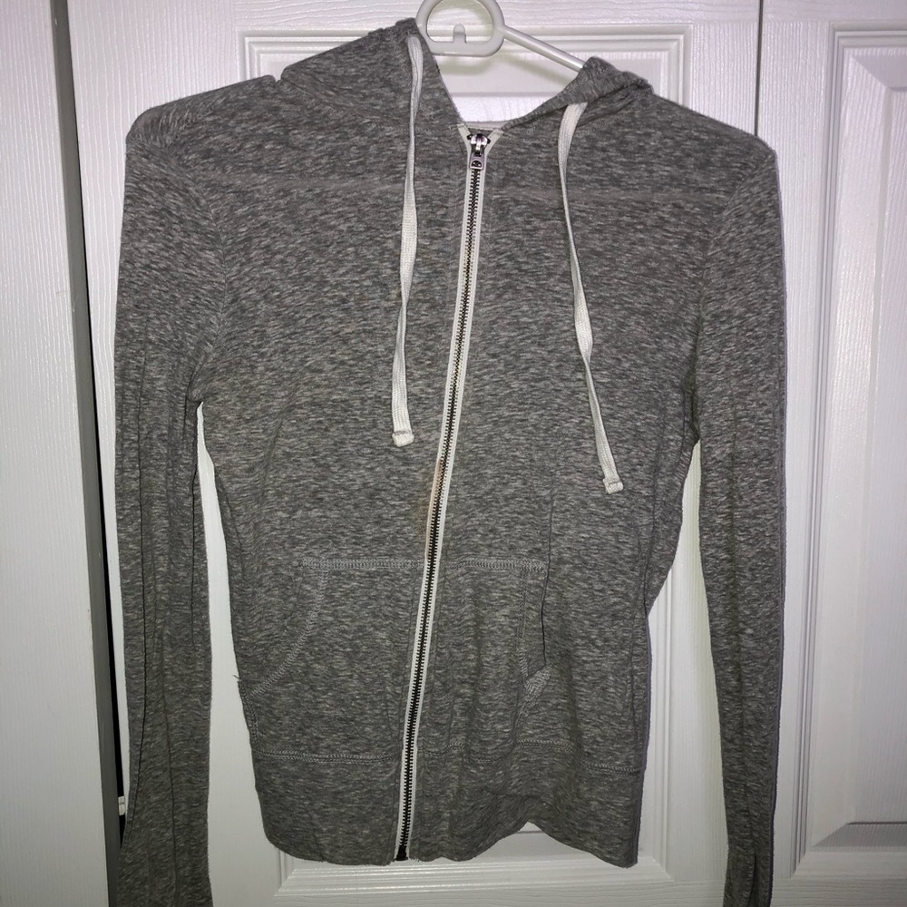 Grey Aéropostale Zipup Hoodie